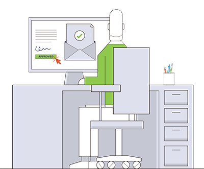 use approval by email